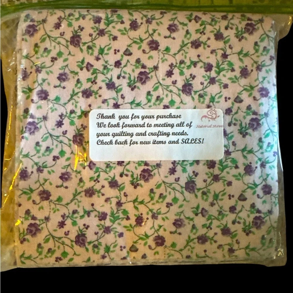 Quilting Misc 5” x 5” floral print Quilting Squares MIN 150 squares
